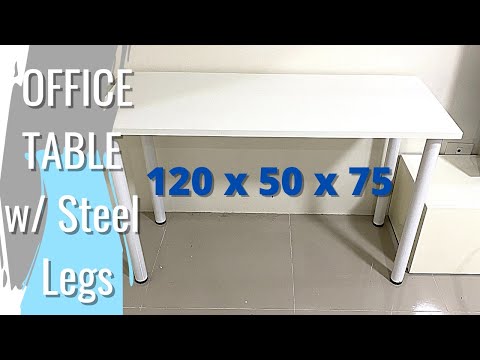 Office Table Unboxing | Study Table Assembly | Minimalist White Table