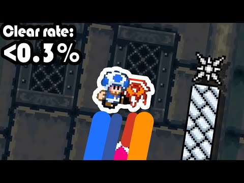 Beating #Teamshell Levels (less than 0.3% Clear Rate) | Super Mario Maker 2