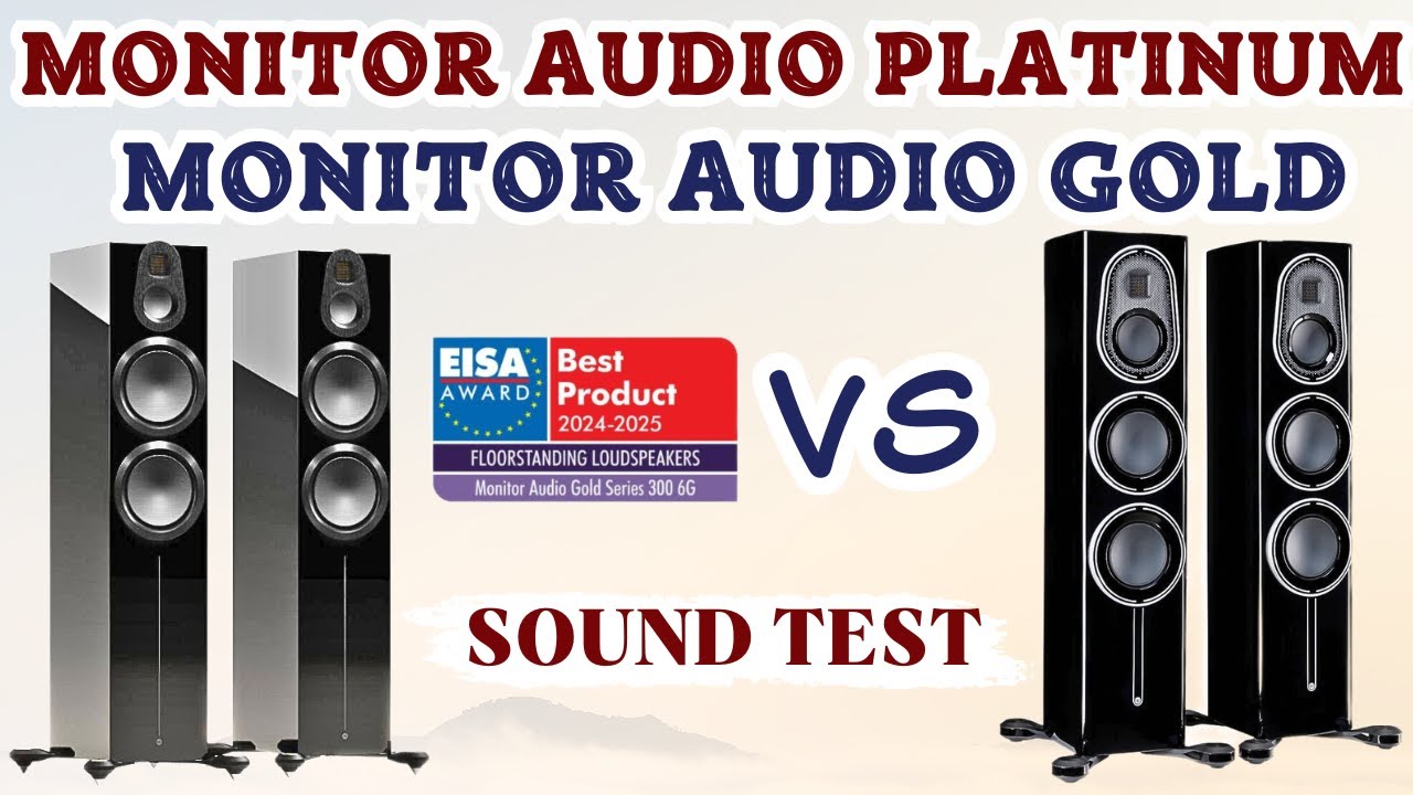 MONITOR AUDIO PLATINUM 200 3G VS MONITOR AUDIO GOLD 500 6G. MCINTOSH MA12000. SOUND SAMPLES. #hifi