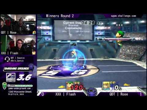 SG at GU 9.9: XXX | Flash (Ness) vs QDT | Rose (Zero Suit Samus)