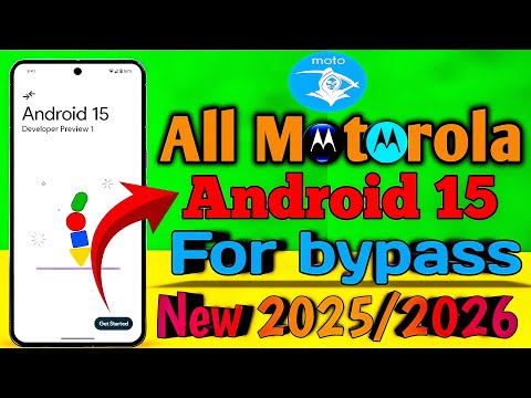All Moto Frp Bypass 2025 👉 | All Motorola Android 12/13/14 Google/Frp Bypass Without Pc | Update!