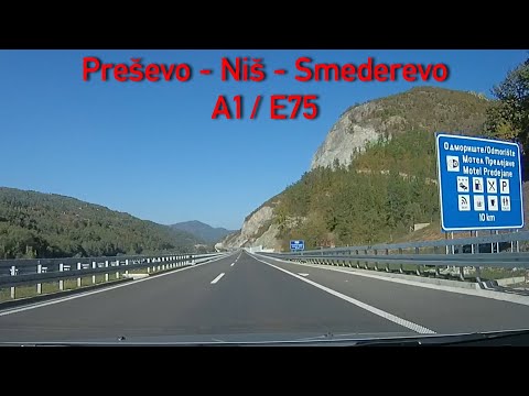 A1/E75 Preševo - Niš - Smederevo
