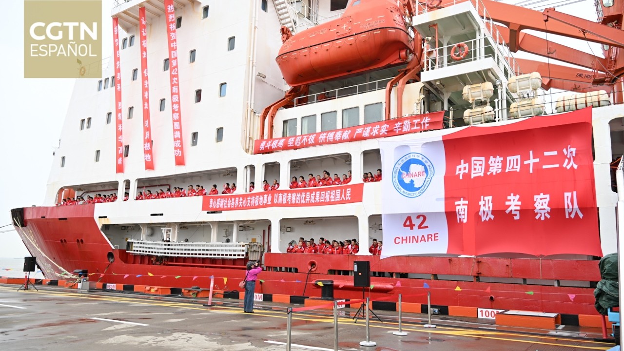 El equipo de la 42ª expedición antártica regresa a Shanghai