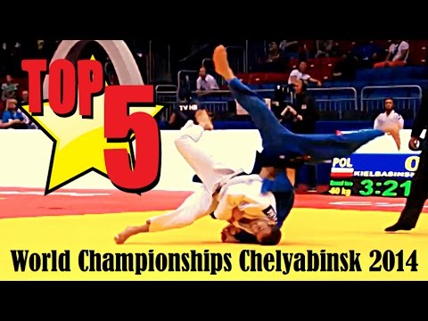 TOP 5 IPPONS | World Championships Chelyabinsk 2014 | Day 1