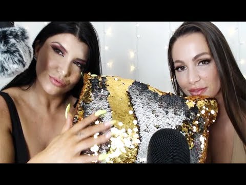 ASMR Hang Out With Us! (Romi and Abi Play With 15 Triggers!)