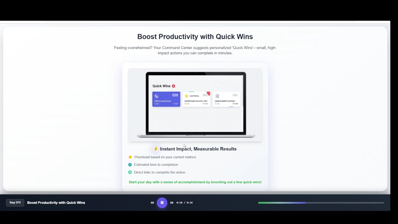 Real Estate CRM Productivity Hacks: Boost with Quick Wins & AI Suggestions | LyncHub Command 5/11