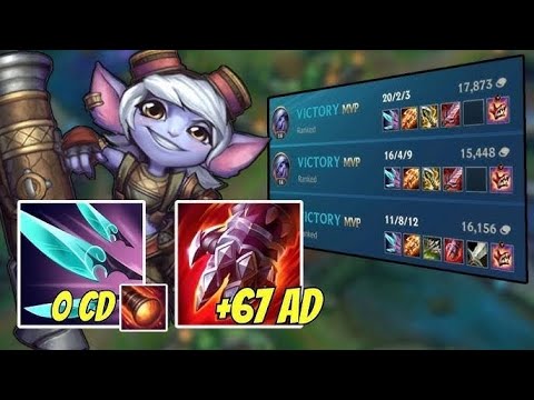 Tristana mid 2/2/9 gameplay great ekko jg game | league of legends wild rift