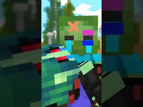 Naman ritik Indian gamer - unloved zombie dad and mom sad story 🥺😭 in animation #minecraft #moster #shorts #trending