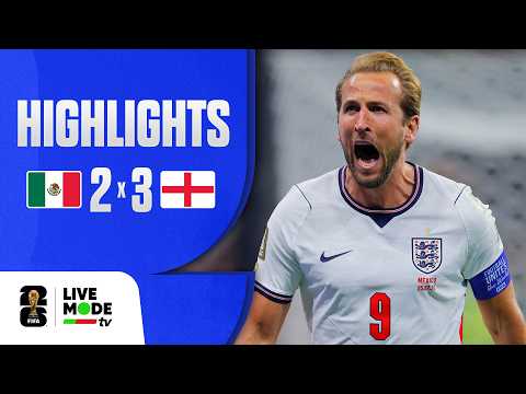 México 2-3 Inglaterra (WC 2026)