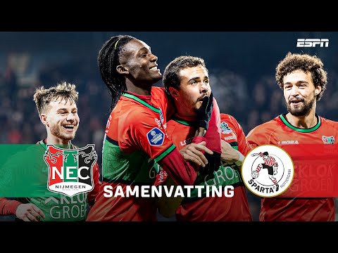 🔄 Invaller Pedro Marques schiet knap raak tegen Sparta! 👀 | Samenvatting N.E.C. - Sparta