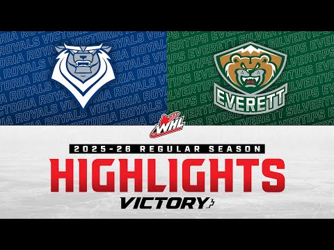Victoria Royals at Everett Silvertips 10/4 I WHL Highlights 2025-26