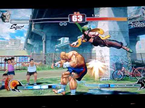 SF4 (33) - Fareed (Sagat) vs. Psychochronic (Rose)