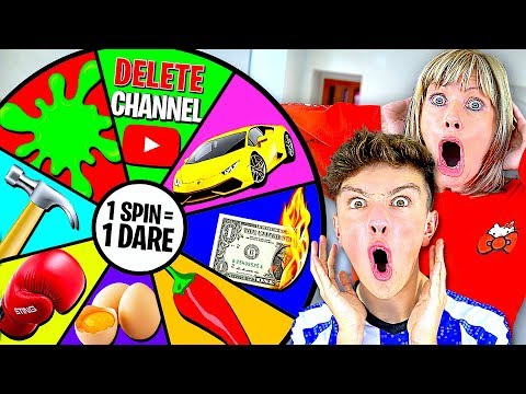 Spinning a MYSTERY Wheel & Doing Whatever it Lands on - Challenge Video