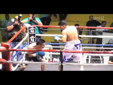 Pelea Walter Castillo (Nic) vs Oscar Arenas (Mex) - Prodesa