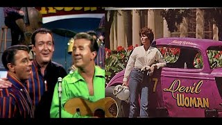 Marty Robbins - Ribbon of Darkness  &amp;  Devil Woman (live 1970&#39;s,60&#39;s performances)(HD Stereo)