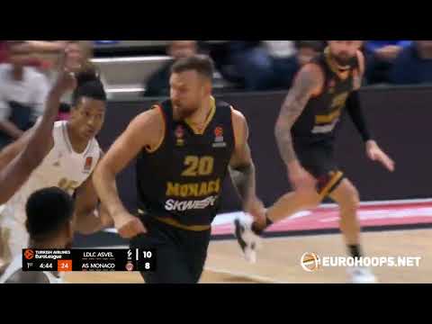 LDLC ASVEL Villeurbanne - AS Monaco 75-84: Donatas Motiejunas (17 points)