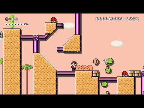 Pokeys Means Business by LazyDemon - Super Mario Maker 2 - No Commentary 1bz