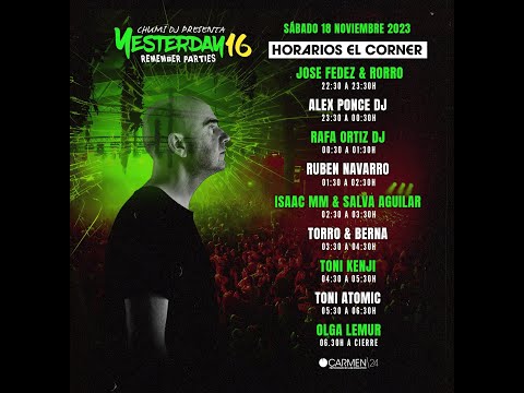 YESTERDAY 16 Live! Sala El Córner (18-11-2023) Rafa Ortiz