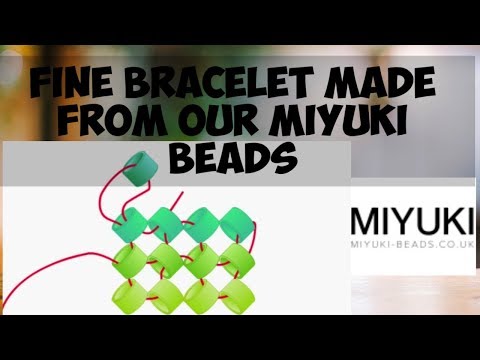 Bracelet made from our miyuki beads
