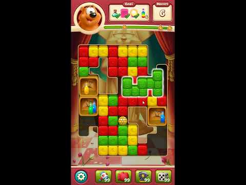 Toon Blast Level 6182 - NO BOOSTERS 🐻🐺🐱 | SKILLGAMING ✔️