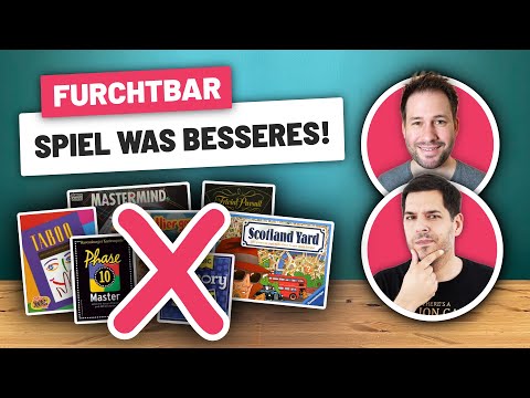 Bessere Spiele als Phase 10, Tabu, Scotland Yard