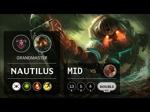 Nautilus Mid vs Taliyah - KR Grandmaster Patch 9.7