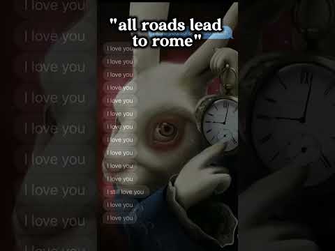 all roads lead to rome🐇⌚ #viral #edit #shorts #time #fypシ #foryou
