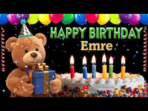 Emre Happy birthday To You - Happy Birthday song name Emre 🎁 🎂