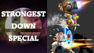 Super Smash Bros. 4 - Who has the strongest Down Special Move?