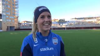 Olivia Schough om Algarve Cup och första tiden i Eskilstuna