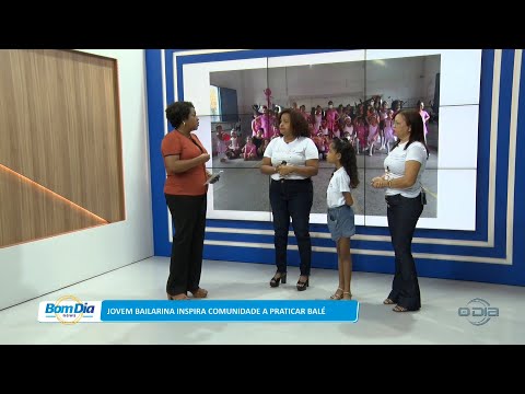 Jovem bailarina inspira comunidade a praticar balé 25 11 2022