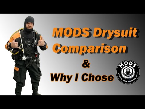 MODS Drysuit Comparison to USIA Scuba Diving Trilaminate Dry Suit Features and why I chose a MODS