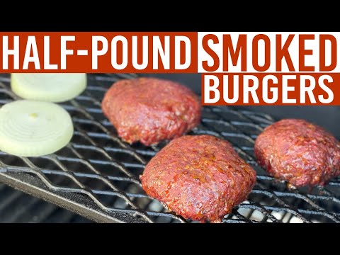 Half Pound Smoked Burgers on The Yoder YS640s Pellet Grill