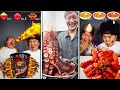 mukbang Korean Spicy Noodle, Chinese food How to make Giant monster octopus What a food wizard.