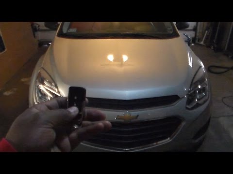 Part of a video titled 2017 Chevy Equinox Remote Start !!!! - YouTube