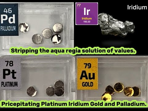 Extracting Platinum, Iridium, Gold, and Palladium from Aqua Regia"#goldprocessing