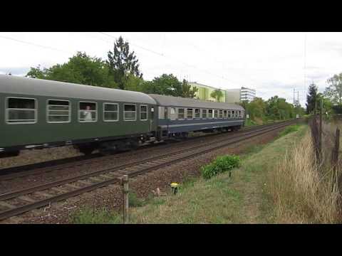 Sonderzug mit Dampflok 01 118 bei Ingelheim