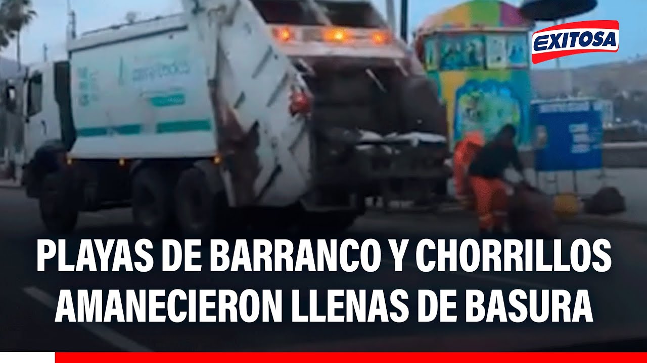 🔴🔵 Playas de Barranco y Chorrillos amanecieron llenas de basura