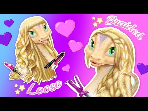 Snake Crystal's Fave Hairstyles | Animal Hair Salon Australia TutoTOONS - YouTube