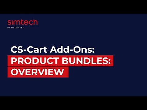 CS-Cart add-ons: Product Bundles: Overview