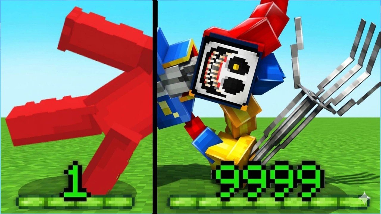 【マイクラ】レベルが上がる度にポピープレイタイムに変身するマインクラフト