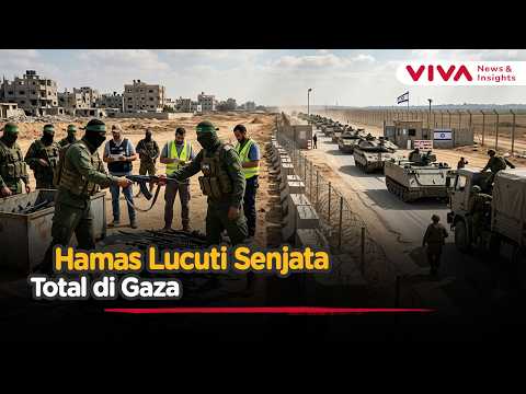 SEPAKAT! Hamas Cs Lucuti Senjata, Pasukan Israel Ditarik dari Gaza