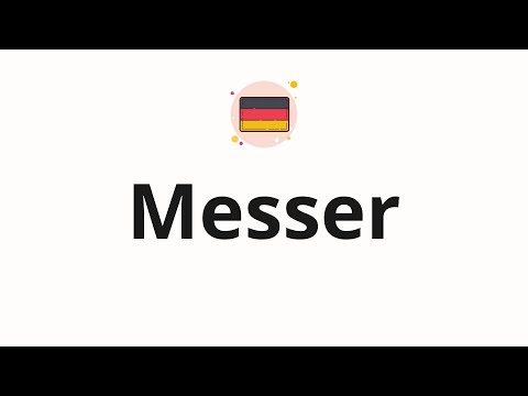 How to pronounce Messer
