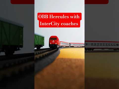 🚂 ÖBB Hercules hauls InterCity on new H0 tracks! Model Train Action