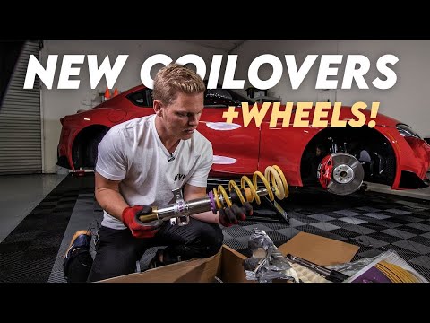 2021 GR SUPRA KW V3 COILOVERS INSTALL