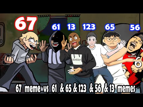 fnf 67 VS 61 & 65 & 123 & 56 & 13 Alle Meme-Animationslieder -Friday Night Funkin' (67 Song Meme ...