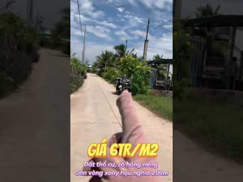 Bán 252 m2đất thổ cư, sổ riêng giá chính chủ 1ty6 gần vòng xoay Hậu Nghĩa