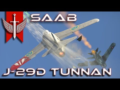 Is The SAAB J-29D Tunnan Worth Your Money? War Thunder 1.93 Gameplay