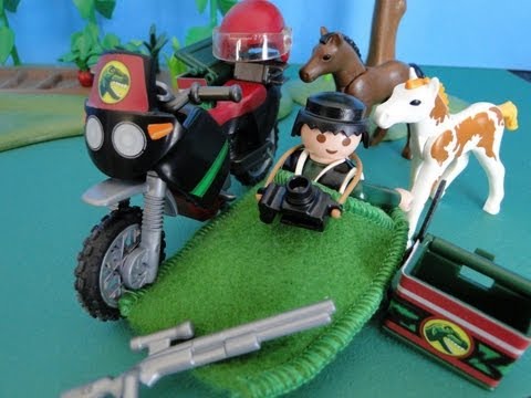 PLAYMOBIL DINOS moto DINOSAURE