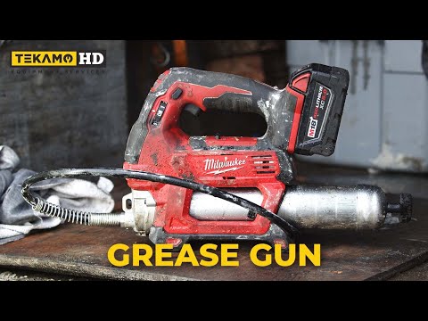 Heavy Equipment Mechanic Tool Box Tour: Milwaukee Grease Gun